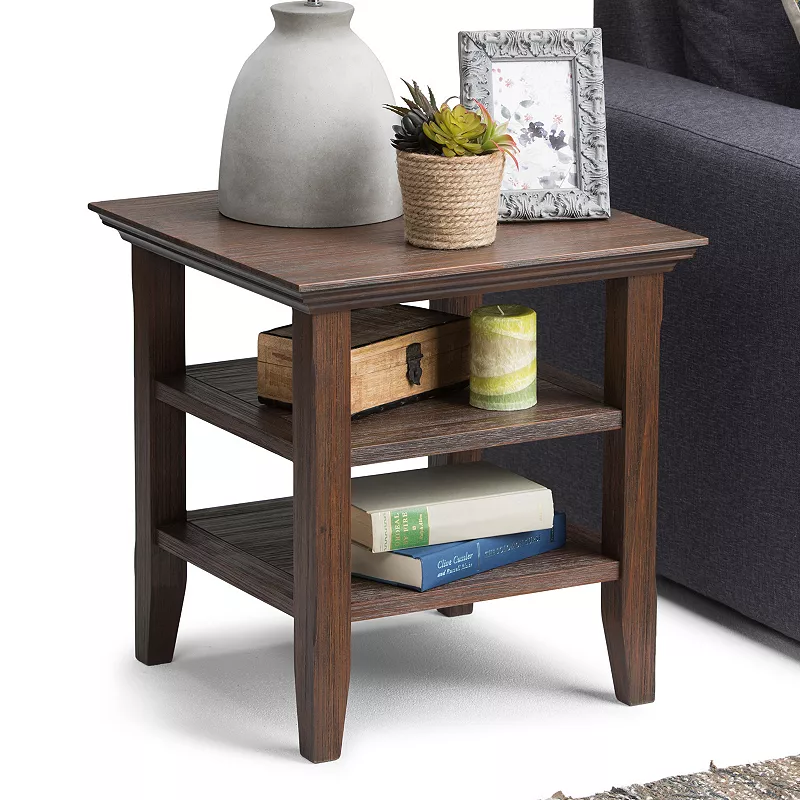 Simpli Home Acadian End Table