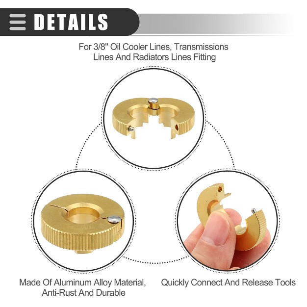 Unique Bargains 3 8 Oil Fuel Line Transmissions Radiators Oil Cooler Lines Disconnect Tool 22930