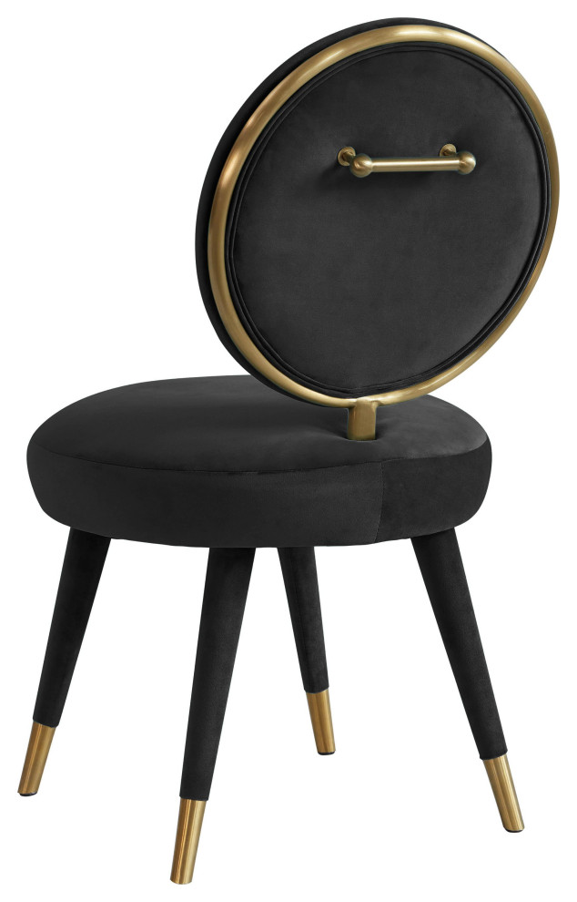 Kylie Velvet Dining Chair   Midcentury   Dining Chairs   by TOV Furniture  Houzz