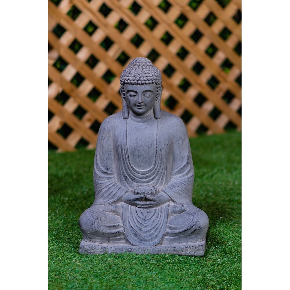 Meditating Buddha Statue   18In High