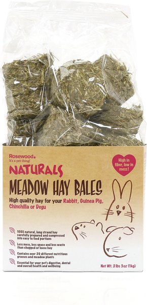 Naturals by Rosewood Meadow Hay Bales Small Pet Treats