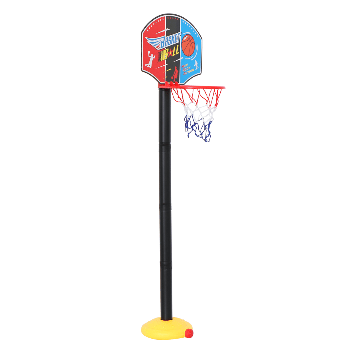 NICEXMAS Portable Basketball Set with Net Backboard Ball Outdoor Game Set