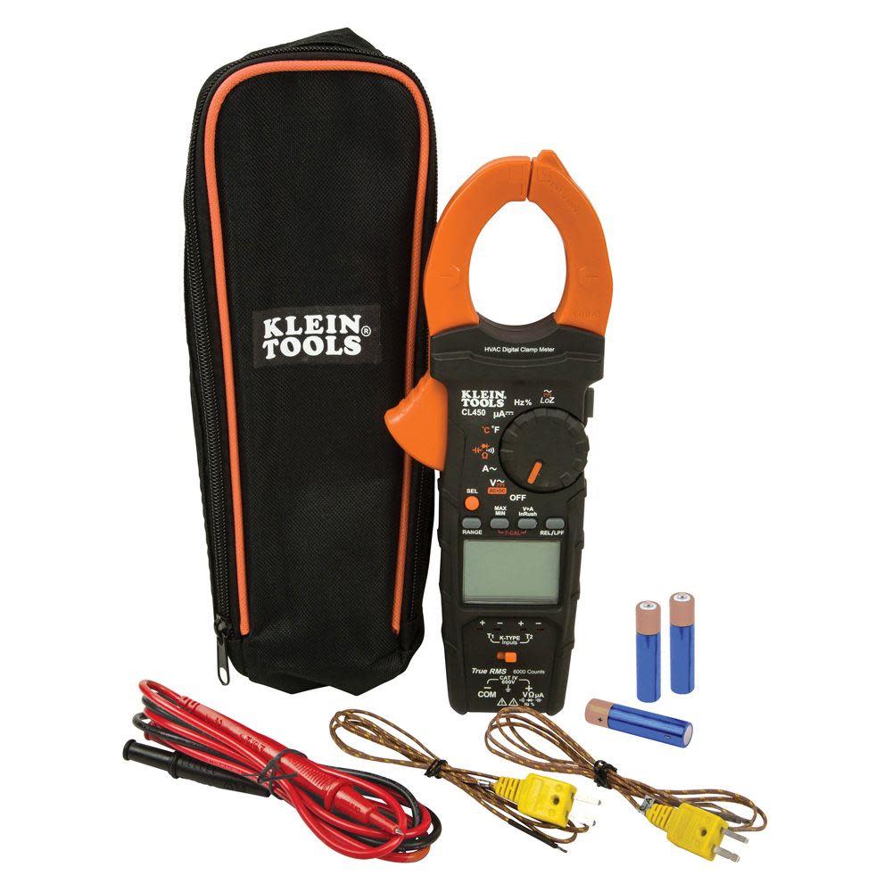 HVAC Clamp Meter， Differential Temp ;