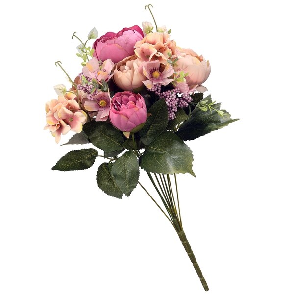 19 Assorted Pink Rose Bundle by National Tree Company