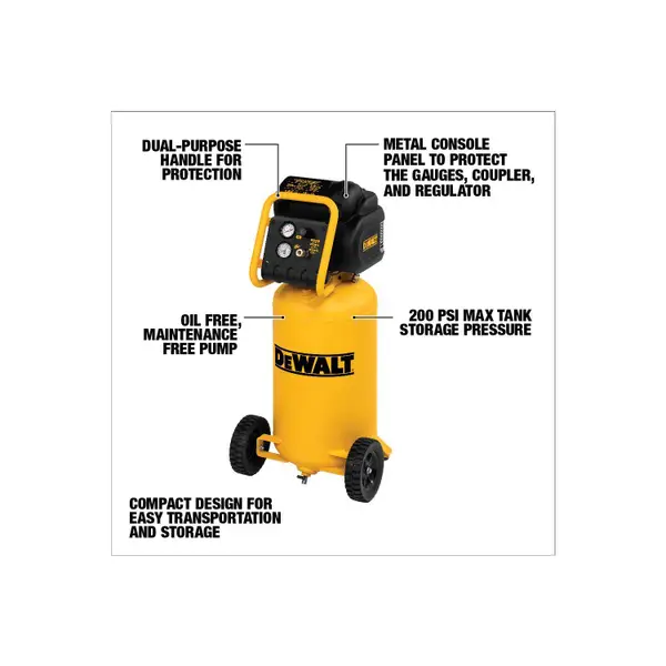 DEWALT 225 PSI 15 Gallon Workshop Compressor