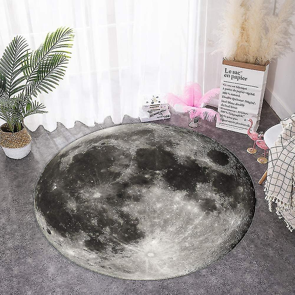 Non-slip Round Mat For Bedroom， Soft Circle Rugs For Kids Room Fur Rugs Shaggy Circular Rugs