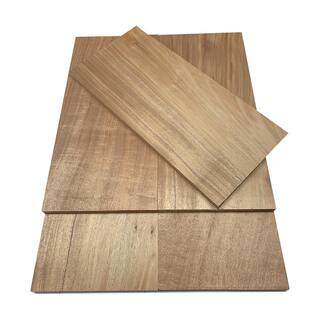 Swaner Hardwood 1 in. x 12 in. x 2 ft. African Mahogany S4S Board (5-Pack) OL04110824MA