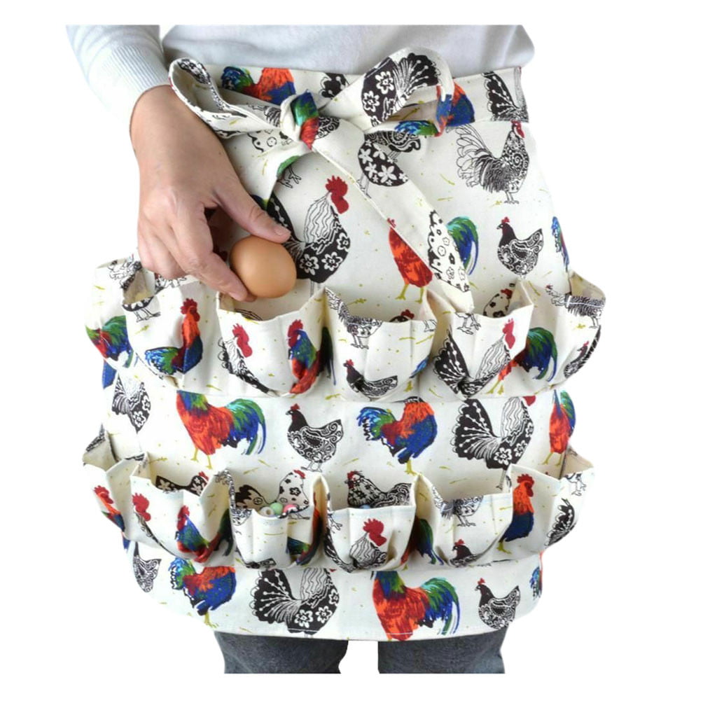 Toyfunny Fashion Collecting Apron Pockets Holds Chicken Farm Home Apron