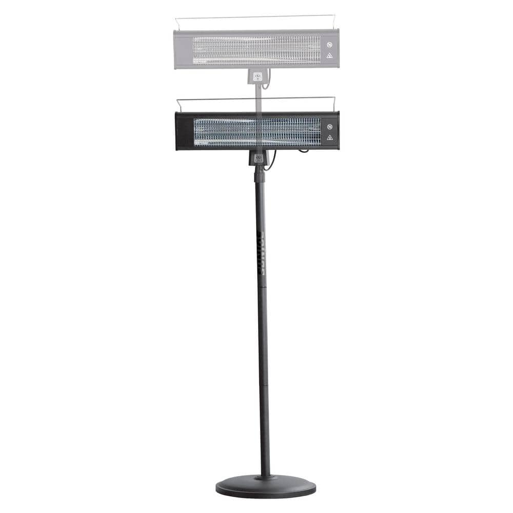 Sun Joe 1500-Watt Water-Resistant Indoor/Outdoor Electric Patio Infrared Heater with Wall Mount Bracket SJPH1500E