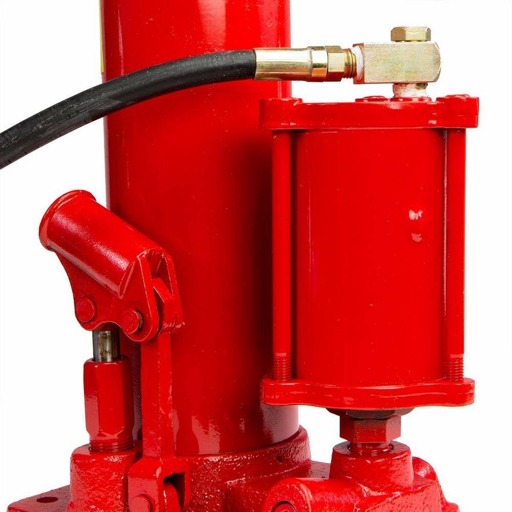 Stark 8-Ton (16000 lbs.) Long Air Hydraulic Ram Jack Double Pump Engine Hoist Lifter 56082-H