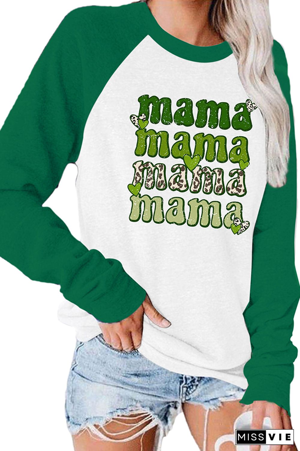 St. Patrick's Day Long Sleeve Graphic Tee Wholesale