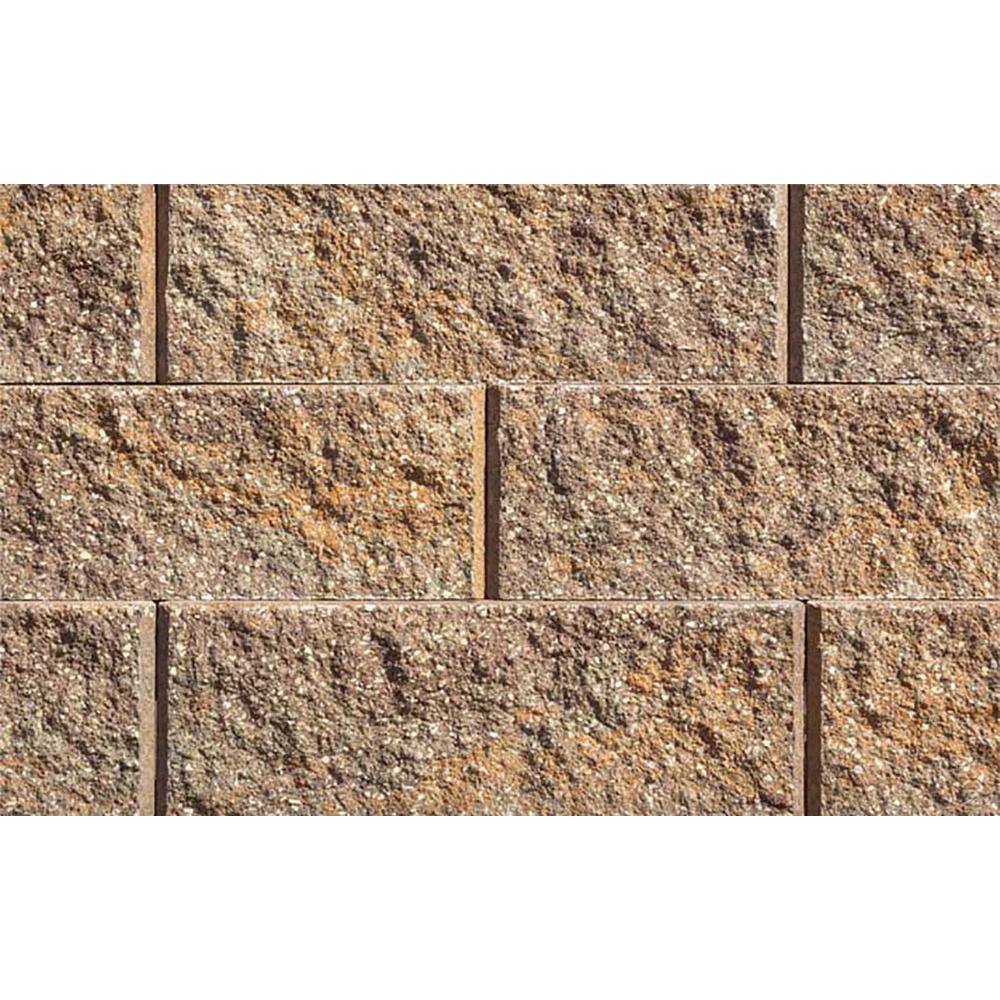 Rockwood Retaining Walls Sapphire 6 in. H x 17.25 in. W x 12 in. D Santa Fe Concrete Retaining Wall Block (27-Pieces20.25 sq. ft.Pallet) 4010627