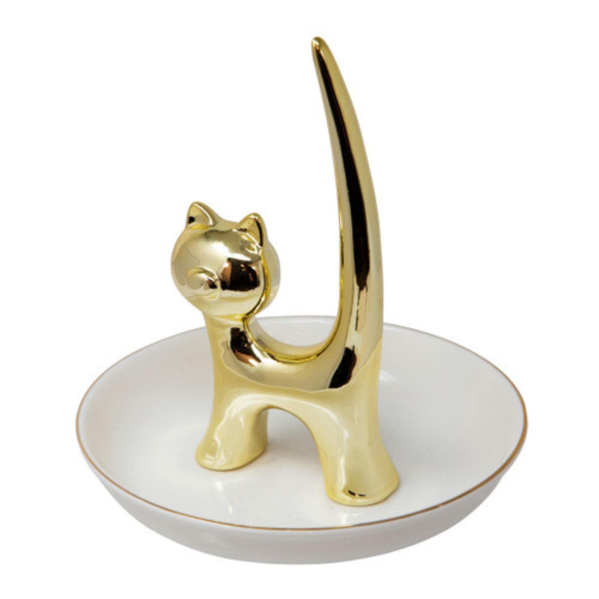 Cat Ring Holder - Ceramic 12747-13