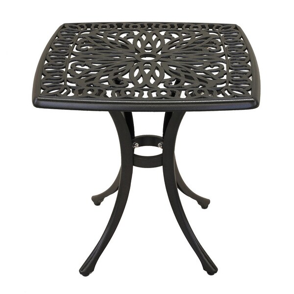 Havenside Home Saybrook Cast Aluminum End Table