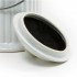 Norpro Ceramic Kitchen Compost Keeper - Countertop Pail with Filter that Prevents Odors, 1 Gallon 10 x 7.75 Inches, White