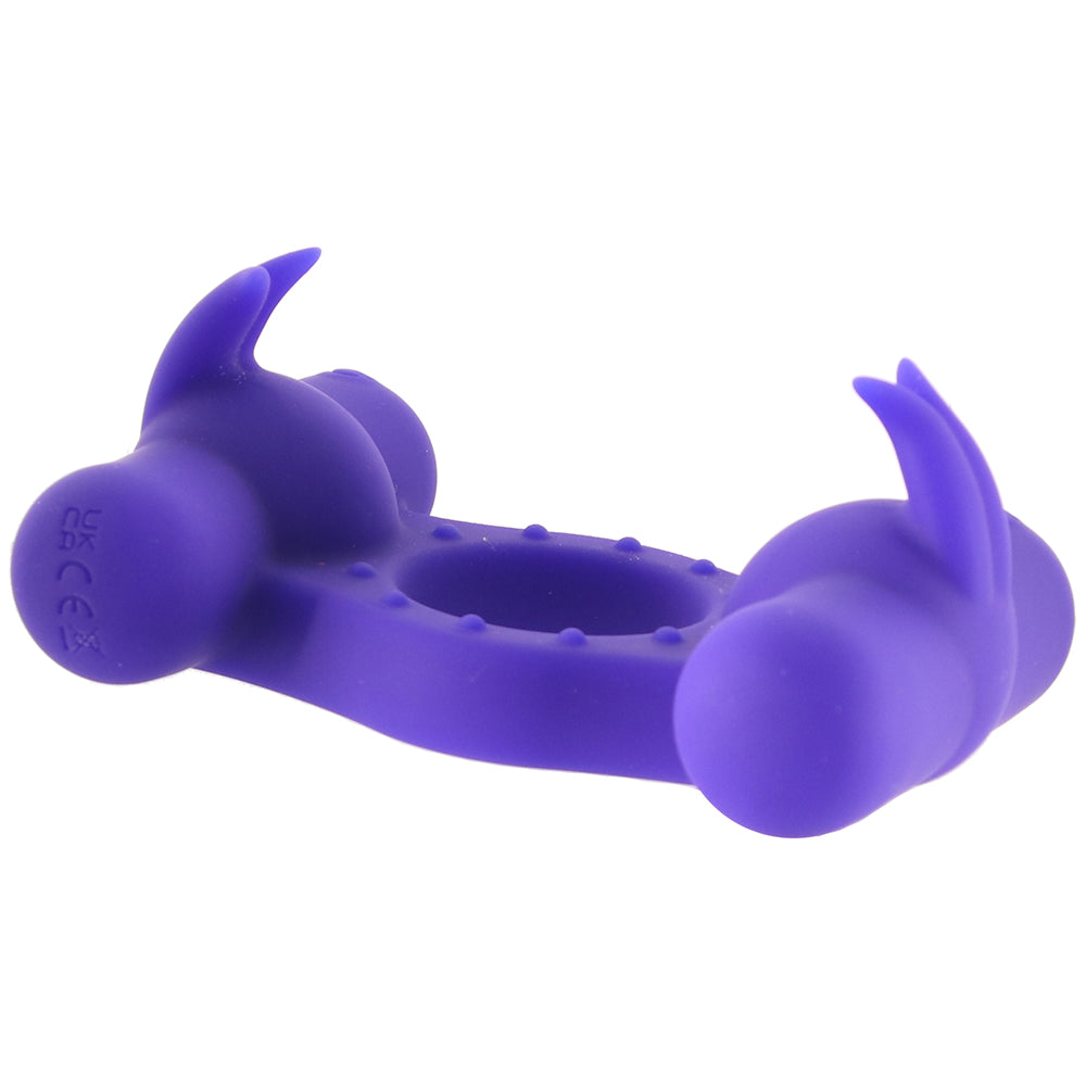 Silicone Triple Orgasm Enhancer Vibrating Ring