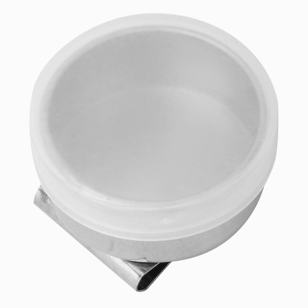 Stainless Steel Oil Painting Cup Double/single Dipper Palette Container Cup (f-307 With Cover)