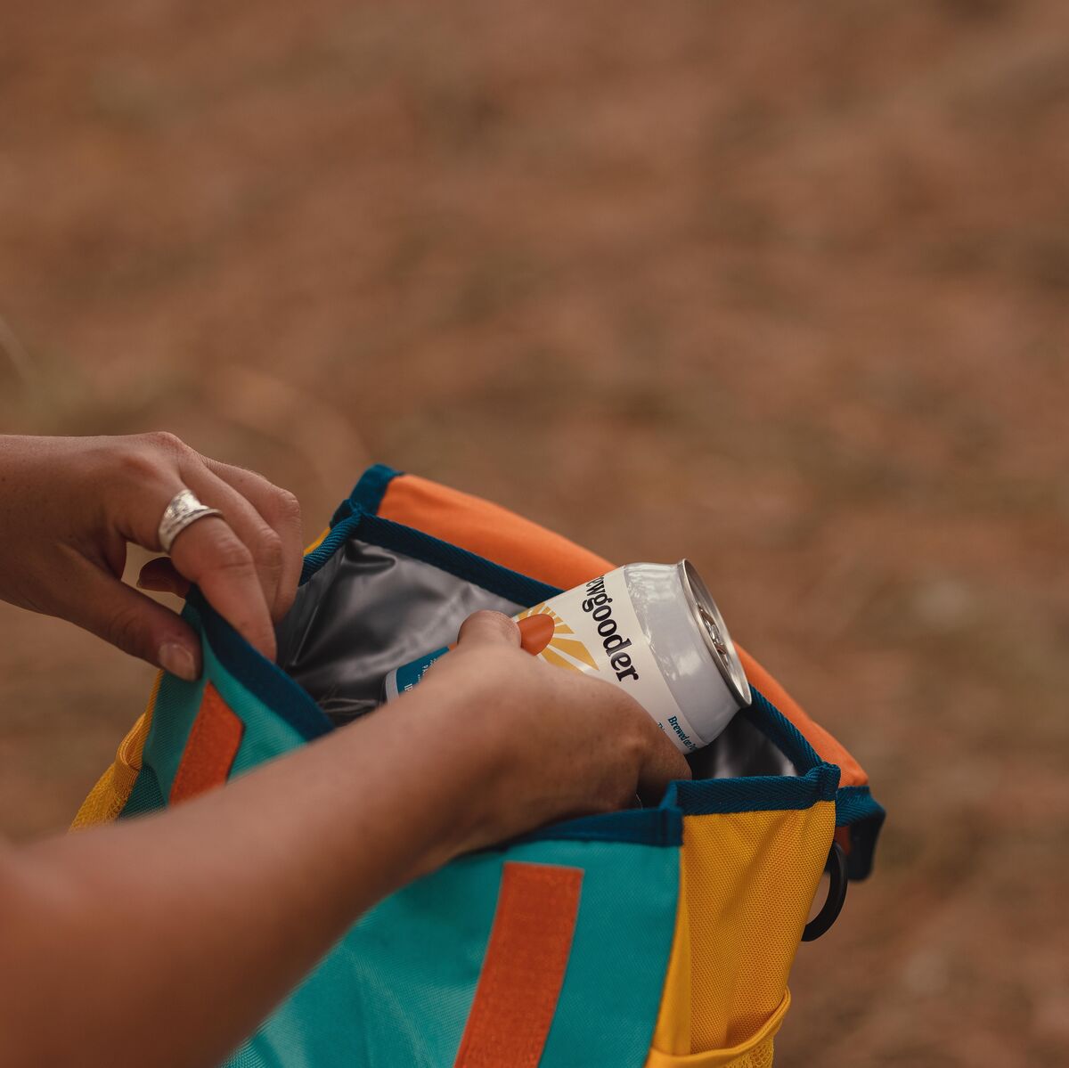 Snack Pack Recycled Cooler - Multi Colour