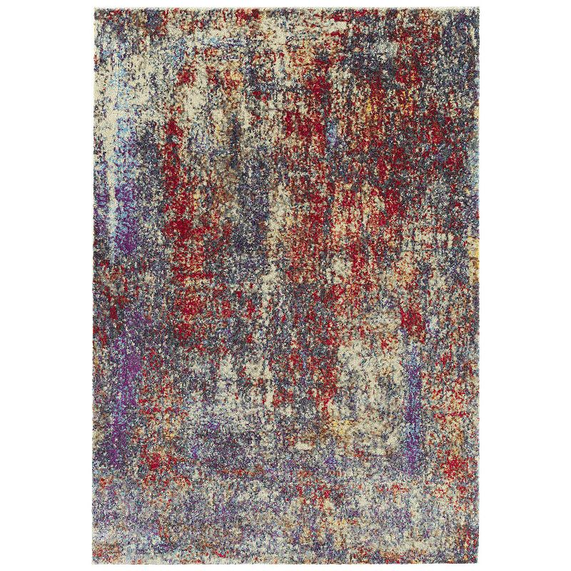 Addison Amelia Abstract Splash Area Rug