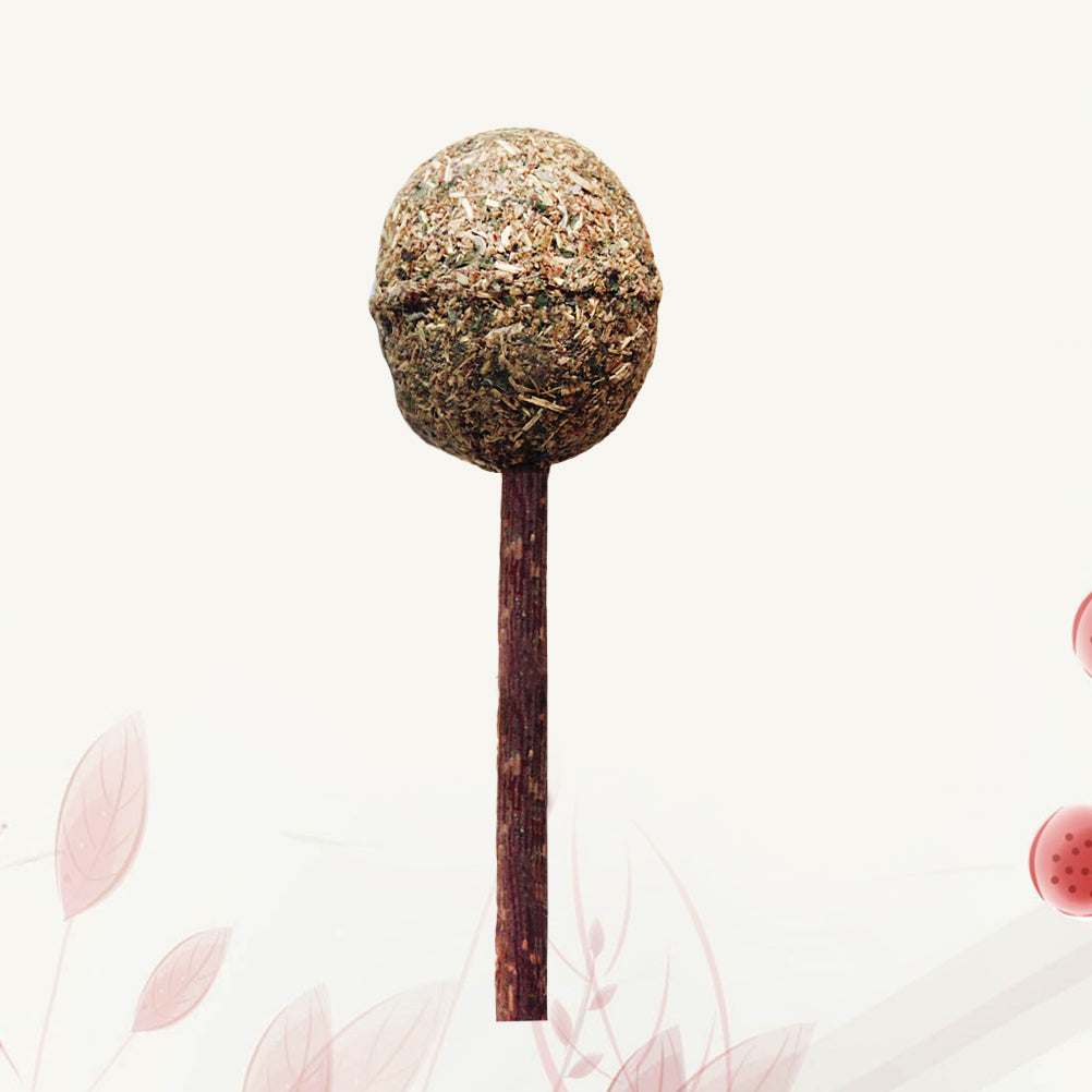 Catnip Lollipop Catnip Ball With Stick Cat Toy Kittens Cats Funny Cat Mint Ball Molar Teeth Wood Polygonum Baton