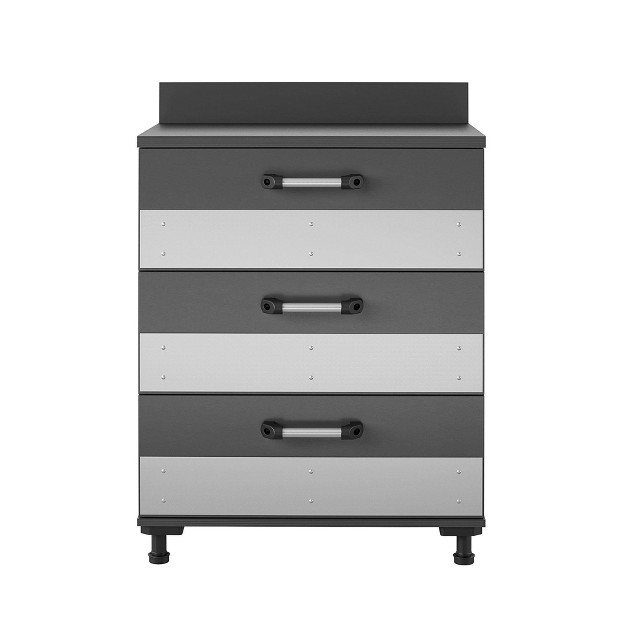 Boss 3 Drawer Storage Cabinet Gray Room amp Joy