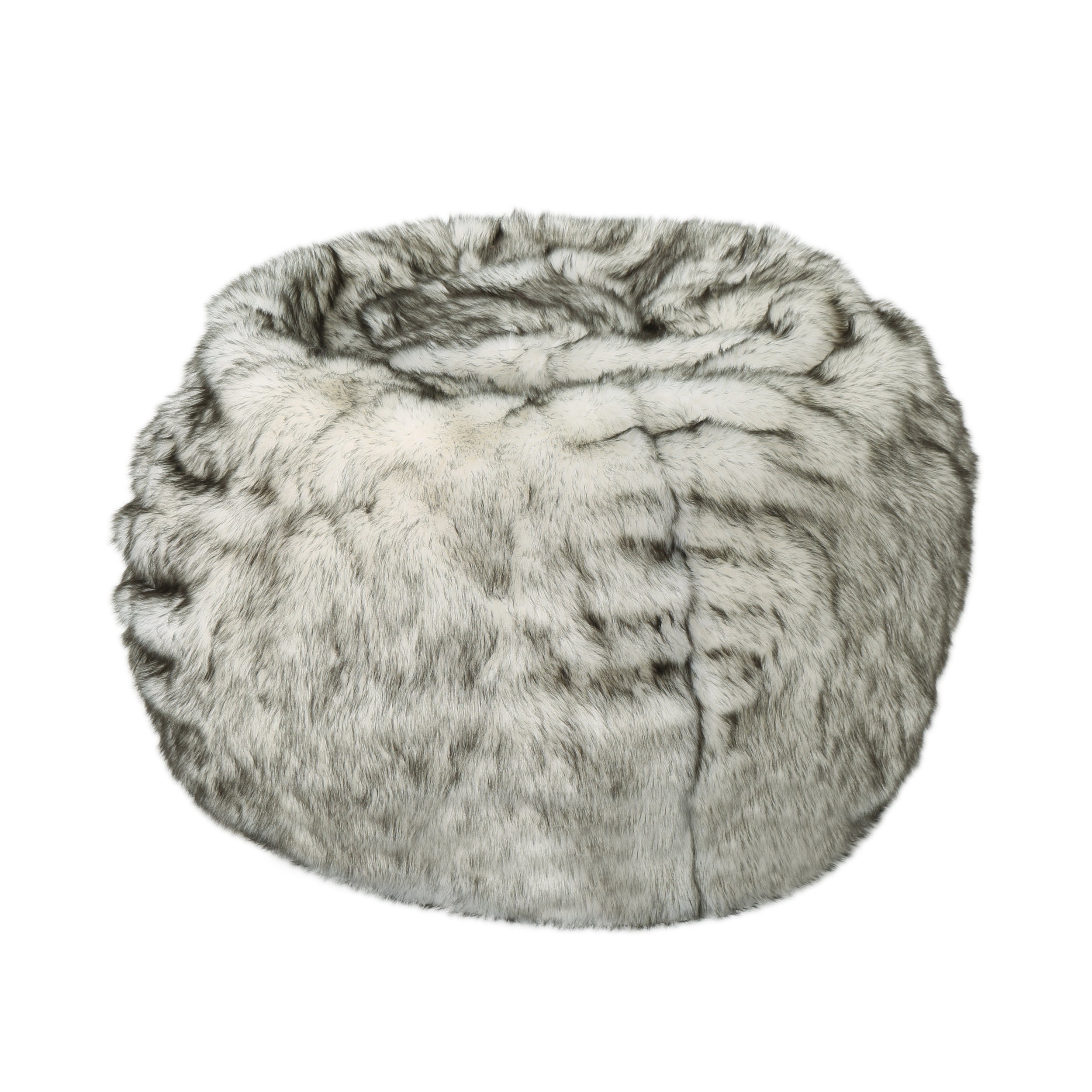 Leslie Modern 3 Foot Faux Fur Bean Bag Cover