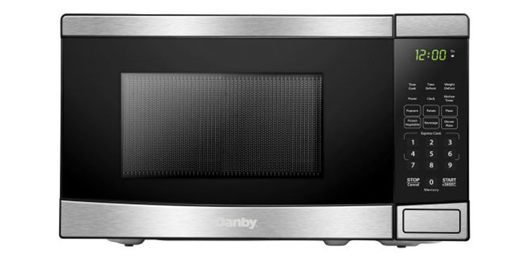 Danby 0.7 Cu. Ft. Stainless Steel Microwave With Convenience Cooking Controls