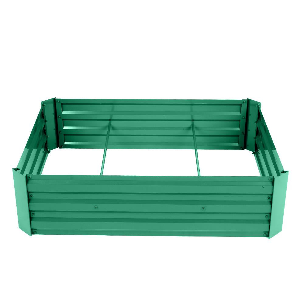 Ktaxon 48"L x 36"W x 12"H Iron Raised Garden Bed Green