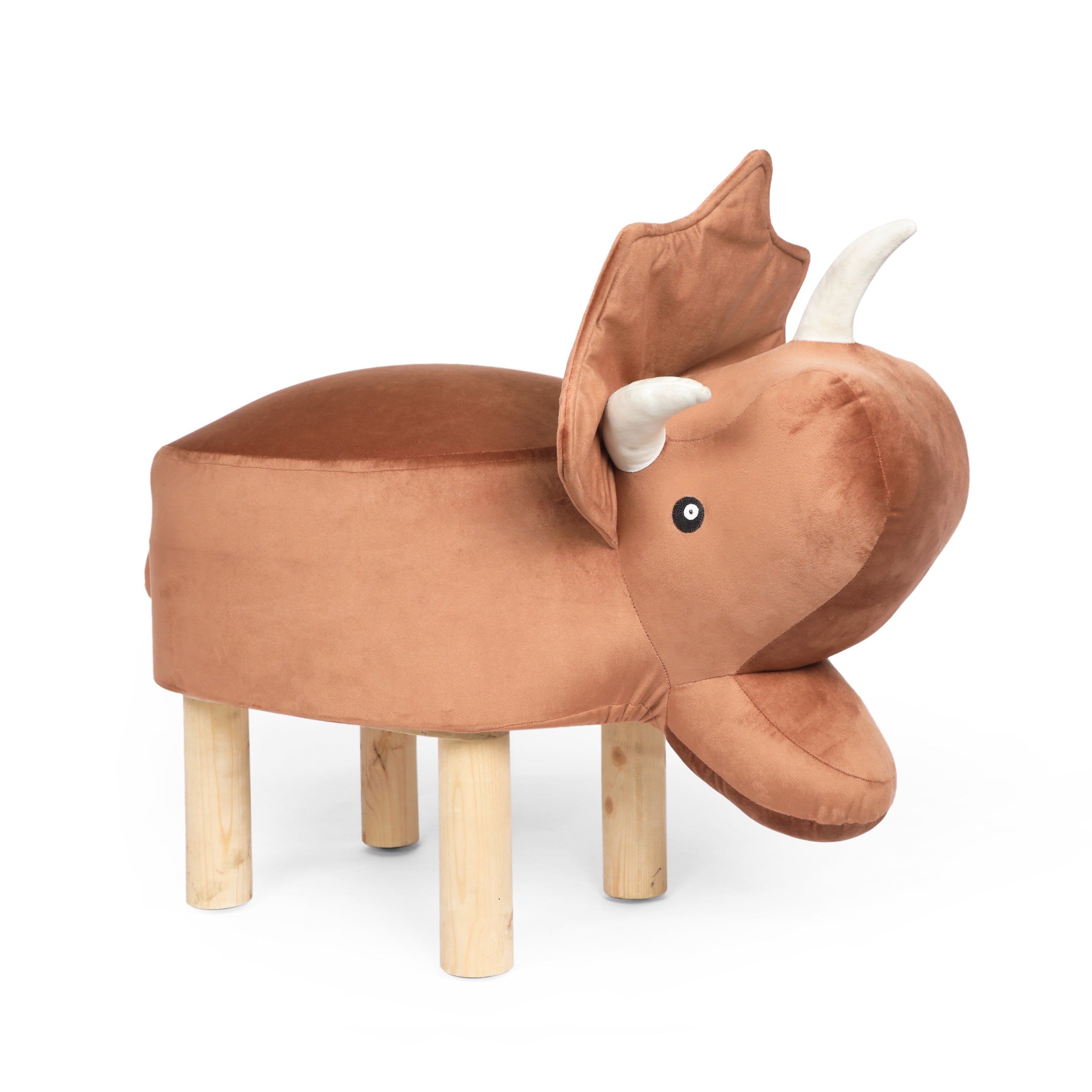 Eliakim Contemporary Kids Triceratops Ottoman