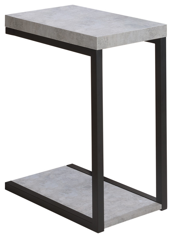 Beck Accent Table Cement and Black   Modern   Side Tables And End Tables   by Modon  Houzz