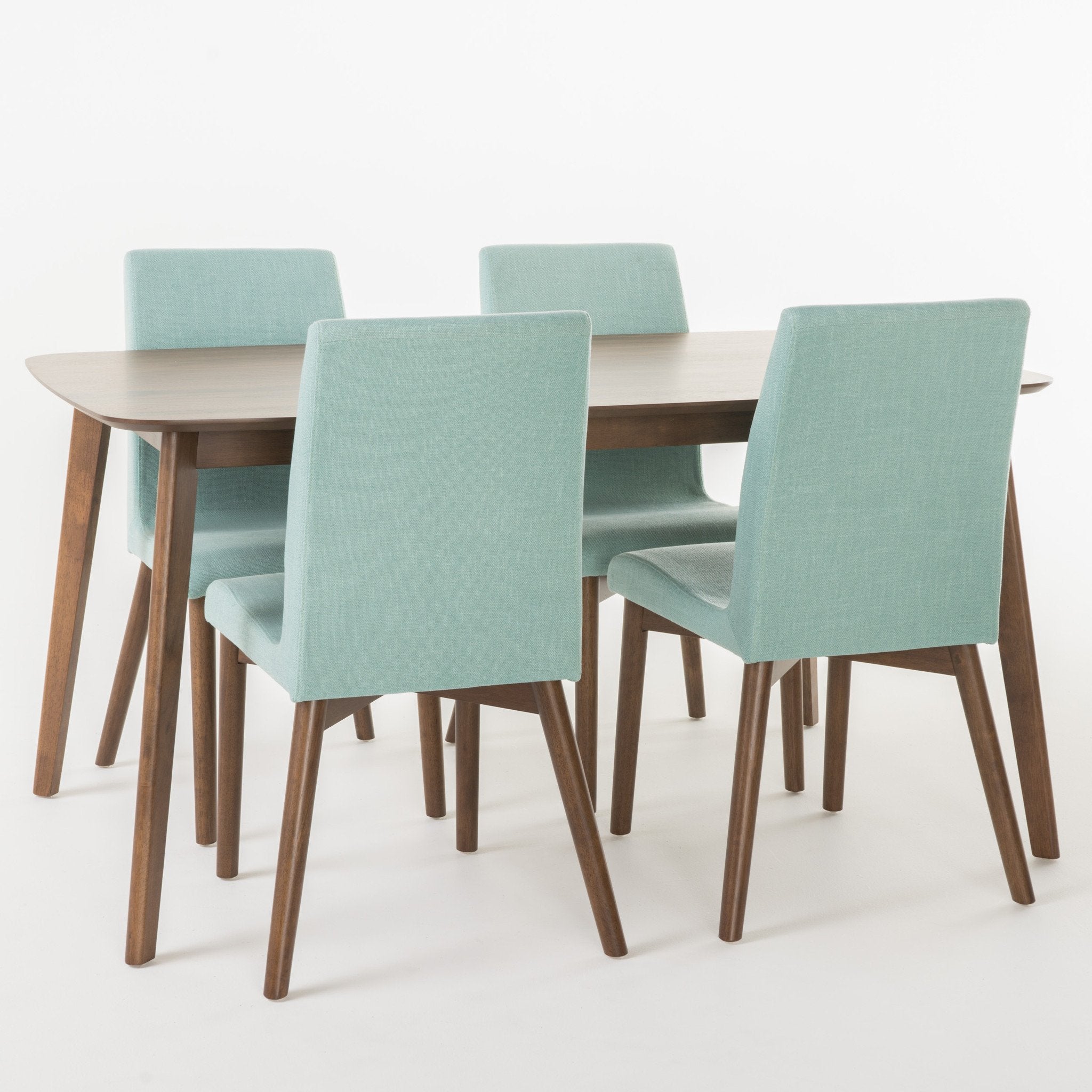 Katherine Mid-Century Modern 5 Piece Dining Set