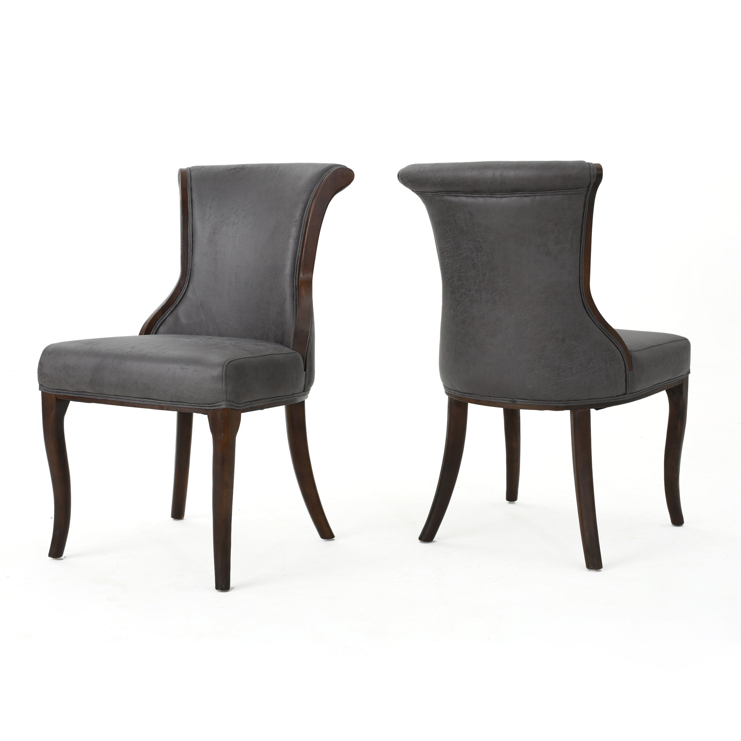 Lexia Classic Microfiber Dining Chair (Set of 2)