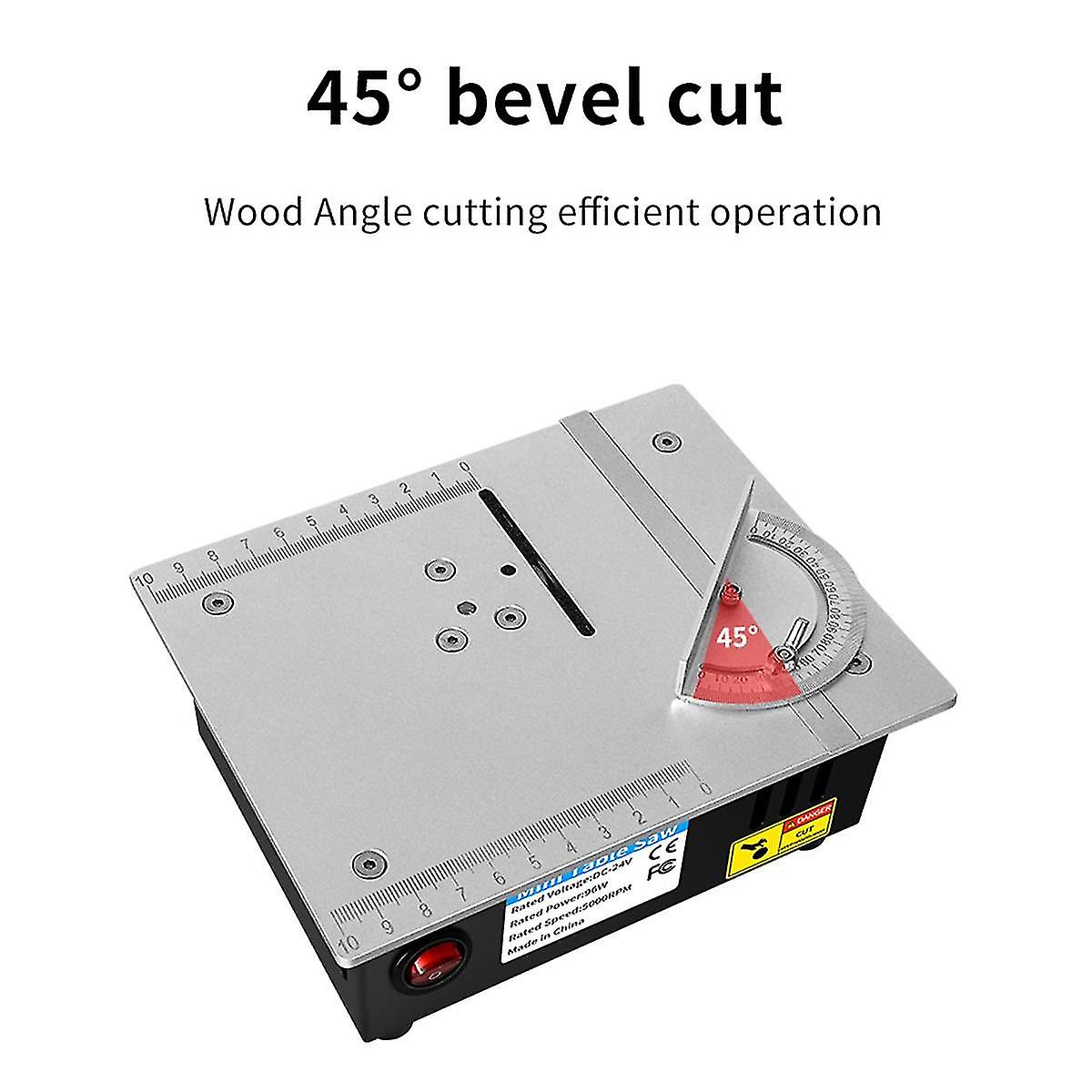 Mini Table Saw Electric Small Bench Saws Desktop Saw Household Diy Pcb Model Cutting Tool Woodworki