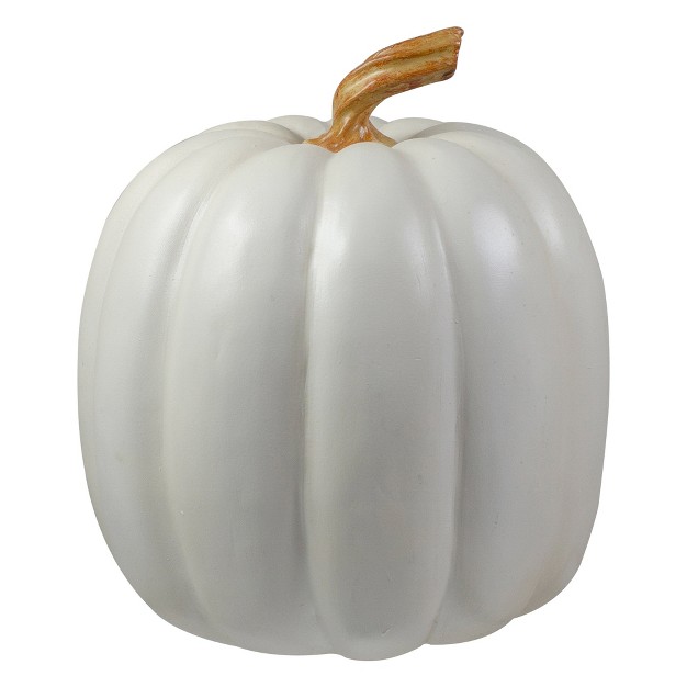 White Pumpkin Autumn Harvest Tabletop Decoration