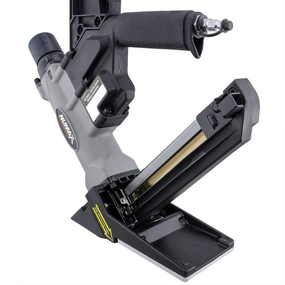 NuMax Pneumatic 2-in-1 15-Guage and 16-Gauge 2 in. Dual Handle Flooring Nailer and Stapler S50LSDH