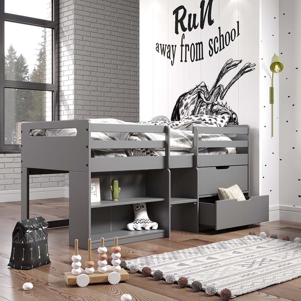 Fabiana Twin Loft Bed  -  BD01375