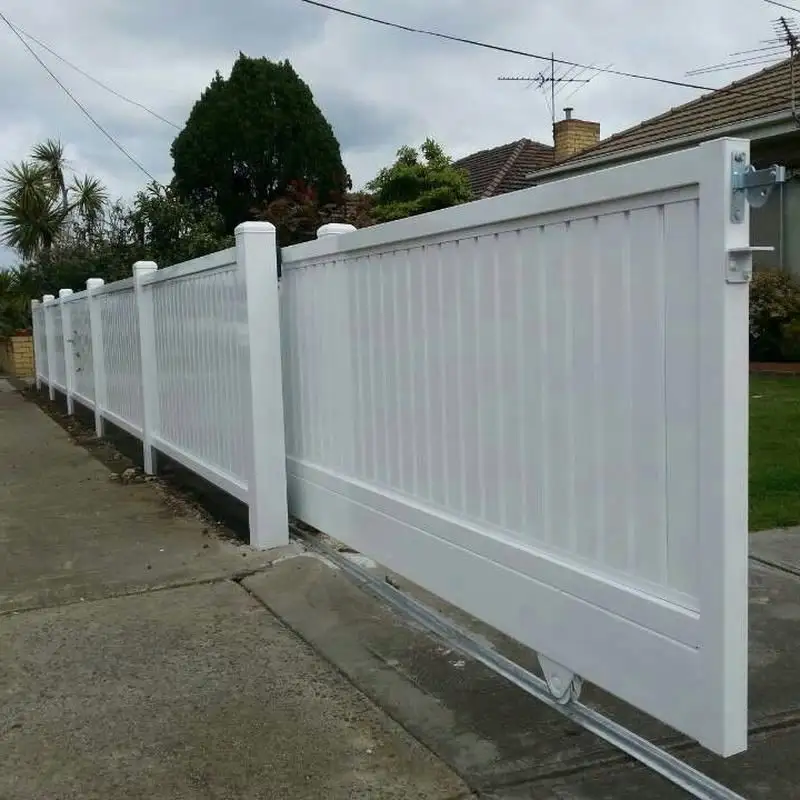 Factory Supply 6Ft.H X8Ft.W  Or 6Ft.H X6Ftw Customizalbe Pvc Plastic Vinyl Wall Fences Privacy Post Panels Multi Functiona/