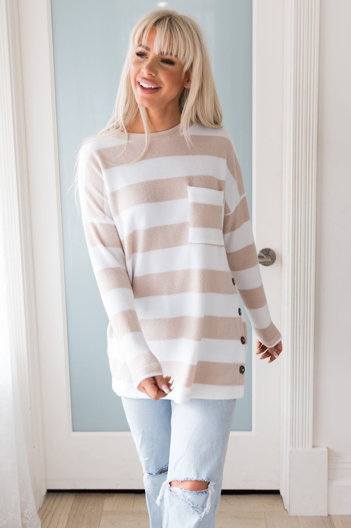 Cuddly Classic Modest Blouse