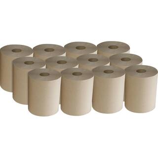 SKILCRAFT 600 ft. L Natural 100% Recycled Paper Towel Roll (12-Rolls per Pack) NSN5915146