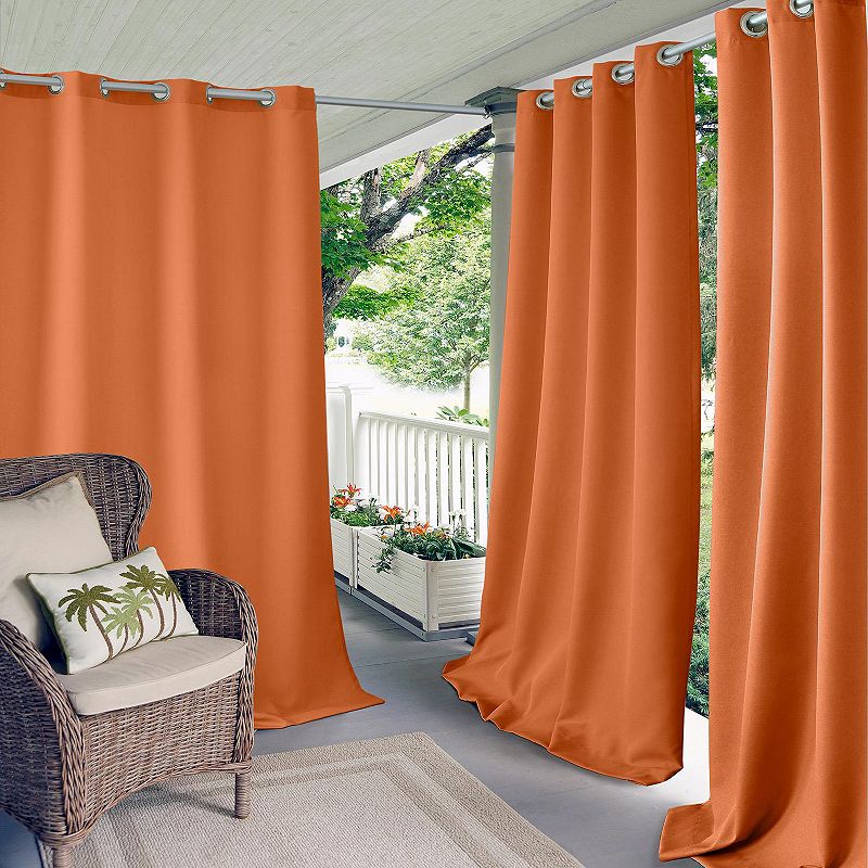 Elrene Home Fashions Connor Solid Indoor/Outdoor Window Curtain