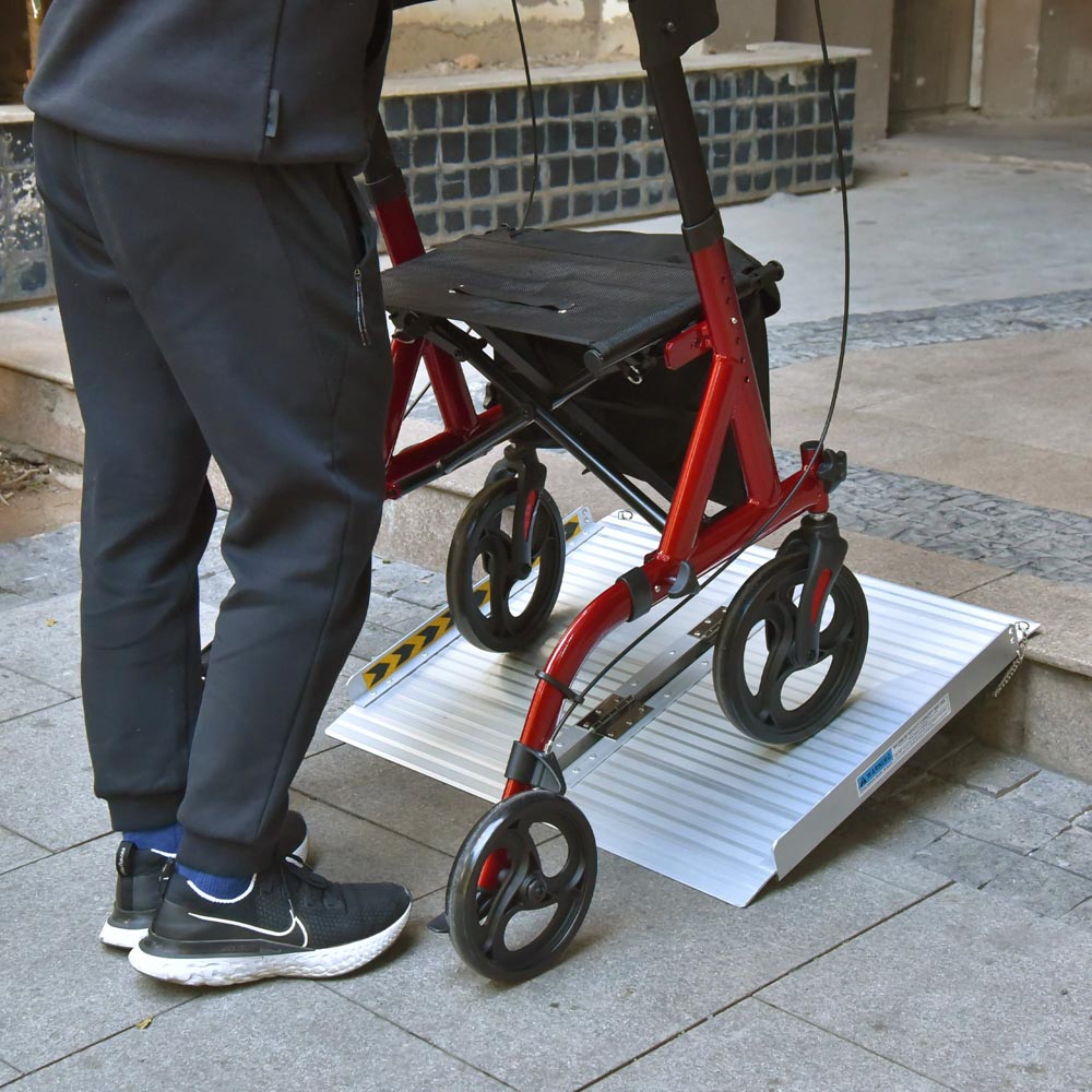 Yescom Wheelchair Ramp 600lb Capacity 2'x29