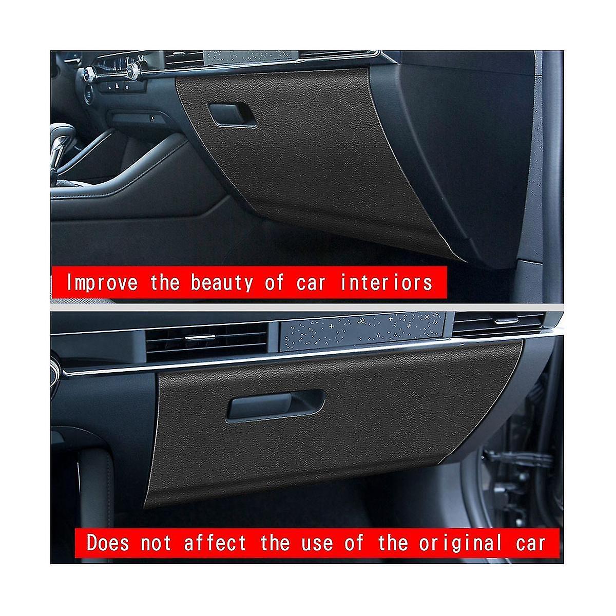 Car Lychee Skin Leather Storage Glove Box Protector Pad Anti- Pad Anti-dirty Pad Mat Cover For 3 Ax