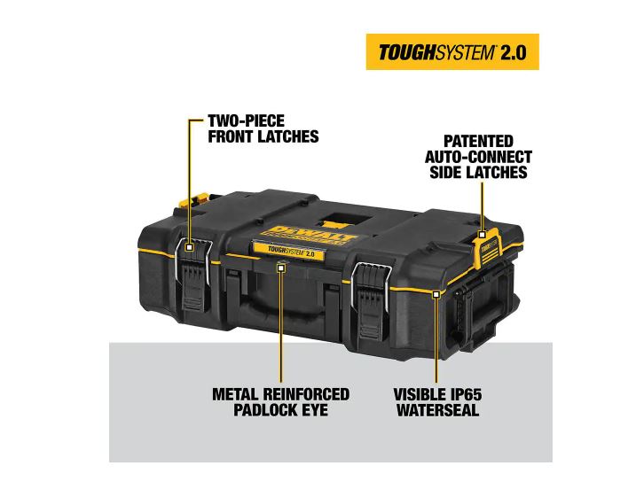 DEWALT TOUGHSYSTEM 2.0 Small Tool Box with Bonus 22 in. Medium Tool Box and 24 in. Mobile Tool Box (3-Piece Set)