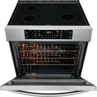 FRIGIDAIRE GALLERY 30 in. 4 Element Slide-In Induction Range in Stainless Steel with Convection and Air Fry FGIH3047VF