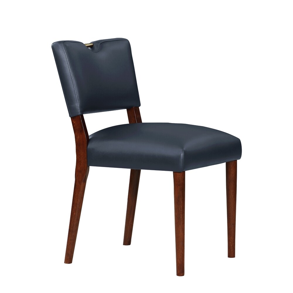 Faux Leather Dining Chair   Set of 2