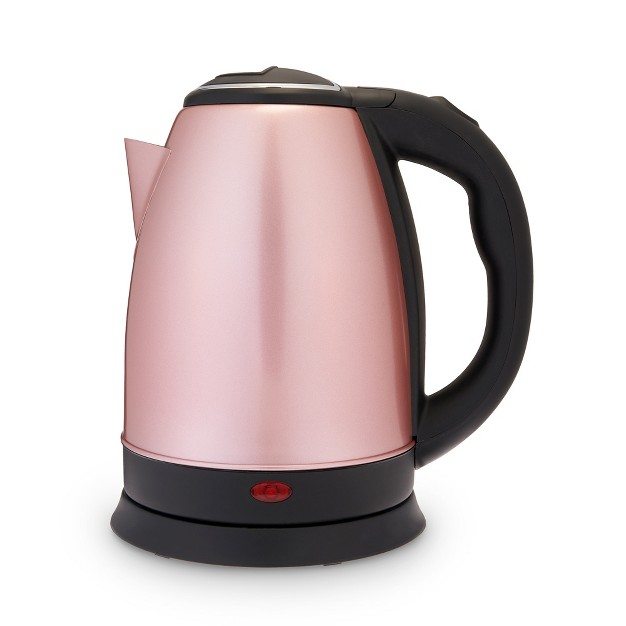 Pinky Up Parker Electric Tea Kettle Cordless Kettle Stainless Steel Hot Water Boiler In Rose Gold 56oz Set Of 1