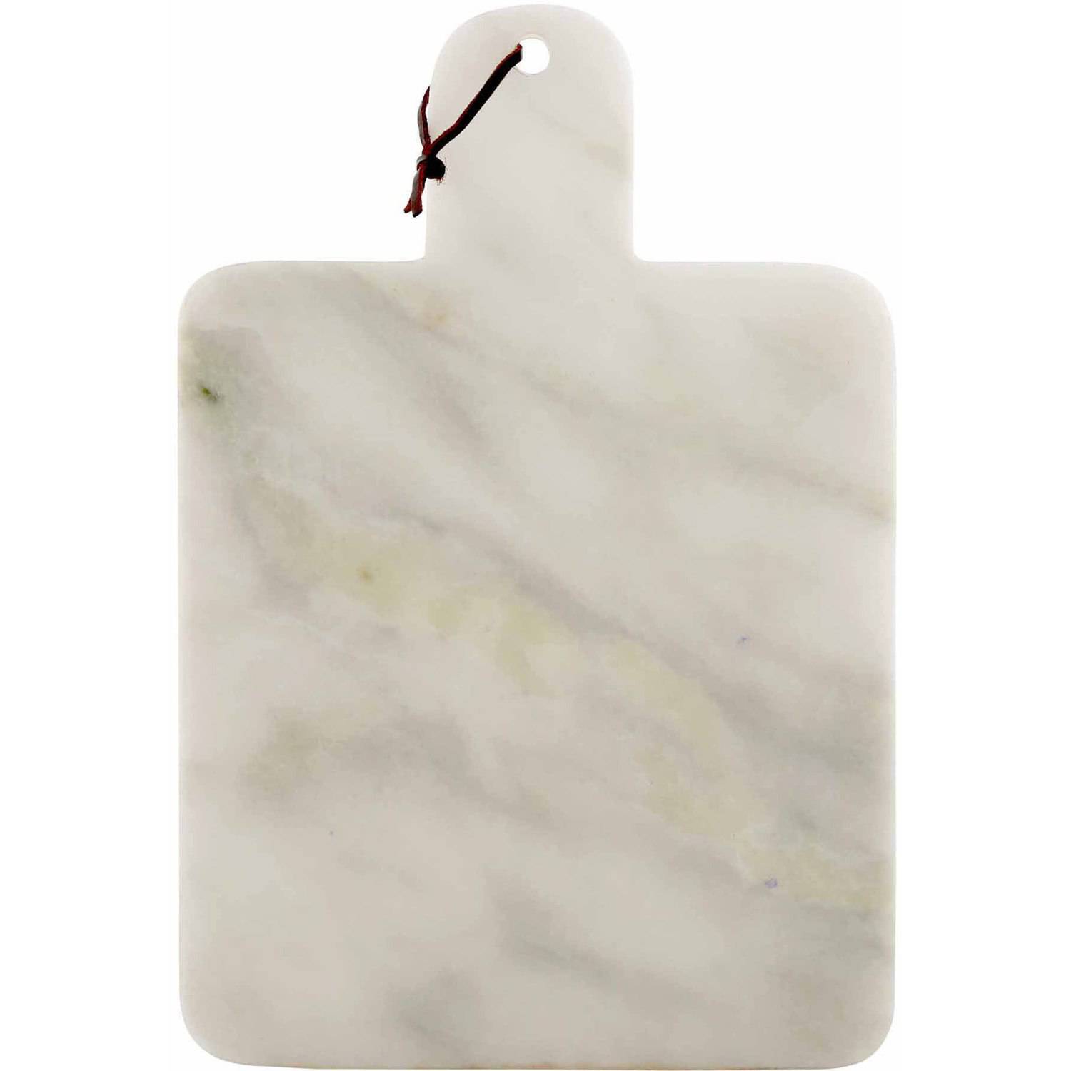 Thirstystone Large White Marble Paddle Cheese Board， 11.75