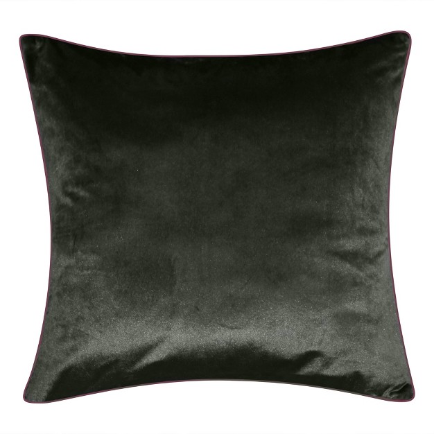 Iris Throw Pillow Charcoal Edie home