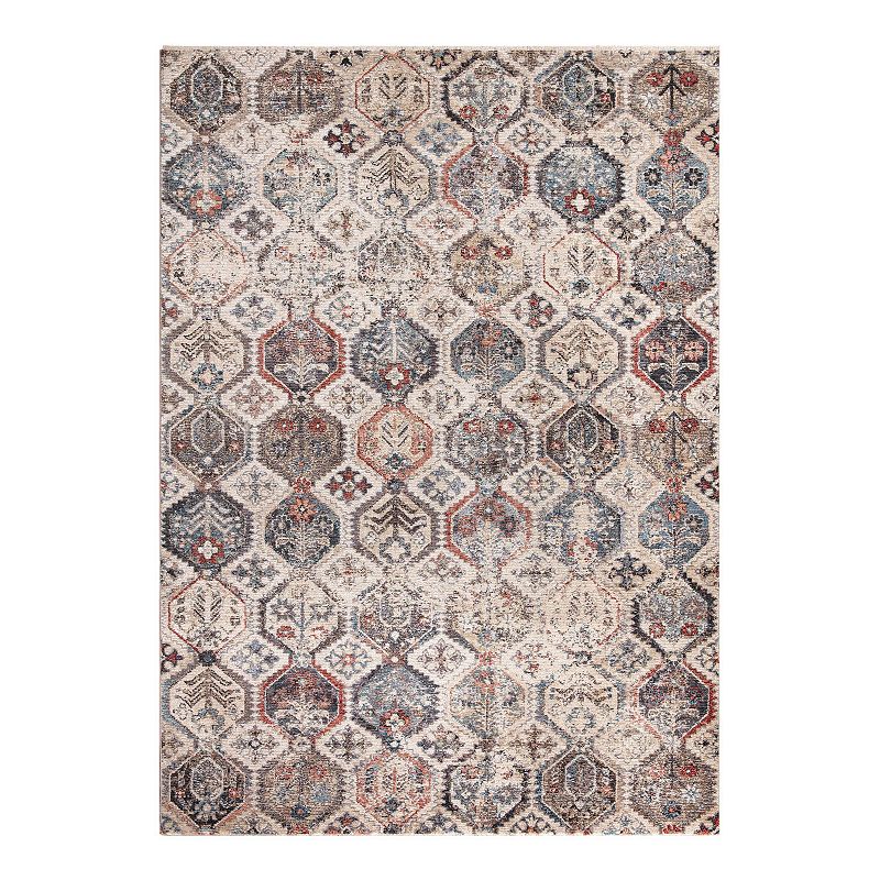 Concord Global Pandora Moroccan Tiles Geometric Area Rug