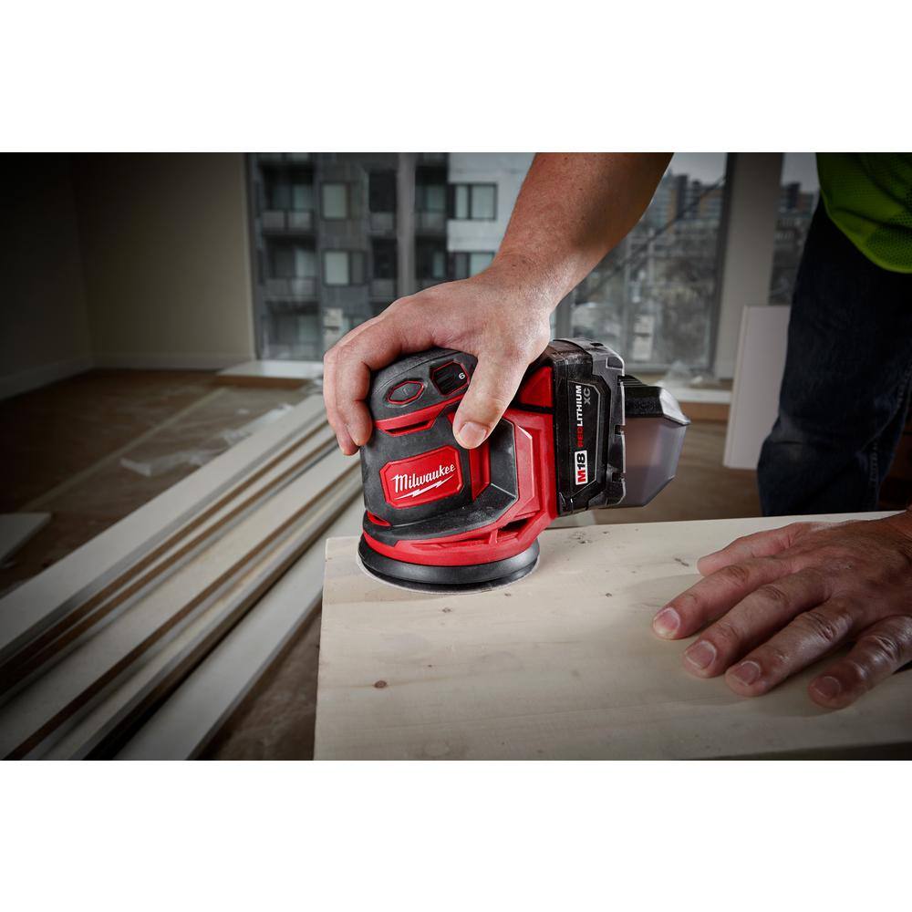 MW M18 18V Lithium-Ion Cordless 5 in. Random Orbit Sander (Tool-Only) 2648-20